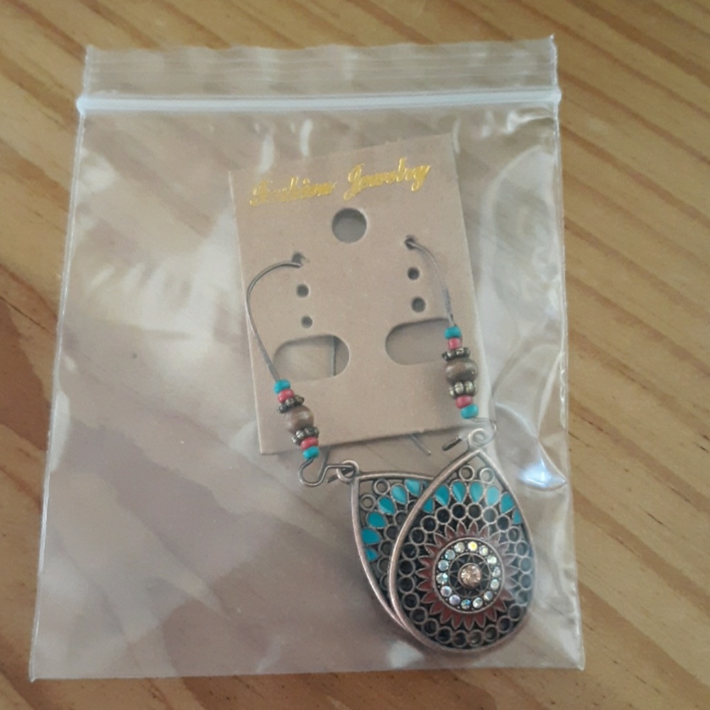 Jeweled Boho Earrings - Picture 6 of 6